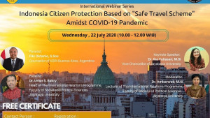 FISIP bekerja sama dengan KBRI di Buenos Aires Menggelar Webinar Series